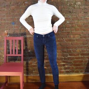 GAP Navy Blue Skinny Corduroy Size 2
